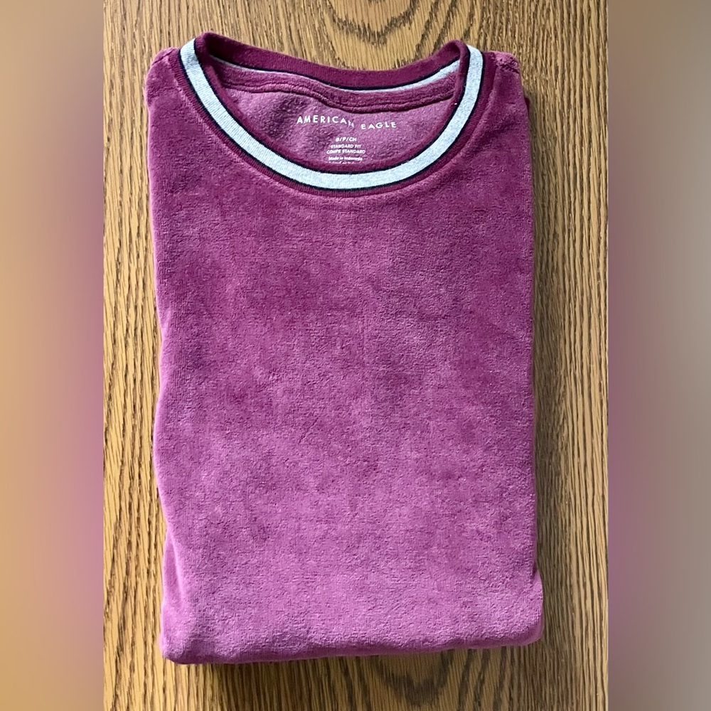 American Eagle Maroon Crewneck